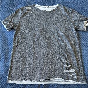 Distressed Gray T-Shirt